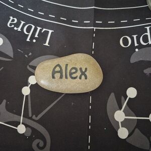 Personalized Stone with Name 'Alex'
